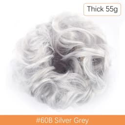 Synthetic Messy Hair Bun Chignon Scrunchies Fake Hair Band Braid Elastic Hairpiece Tail For Women Synthetic Wrap Curly Ponytail