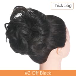 Synthetic Messy Hair Bun Chignon Scrunchies Fake Hair Band Braid Elastic Hairpiece Tail For Women Synthetic Wrap Curly Ponytail
