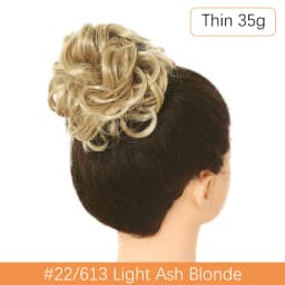Synthetic Messy Hair Bun Chignon Scrunchies Fake Hair Band Braid Elastic Hairpiece Tail For Women Synthetic Wrap Curly Ponytail