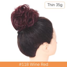 Synthetic Messy Hair Bun Chignon Scrunchies Fake Hair Band Braid Elastic Hairpiece Tail For Women Synthetic Wrap Curly Ponytail