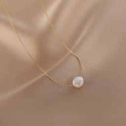316L Stainless Steel New Fashion Fine Jewelry Natural Freshwater Pearl Charms Chain Choker Necklaces & Pendant For Women