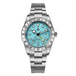 San Martin Upgraded 38.3mm BB GMT Hangzhou 6460 Men Automatic Mechanical Watches Sport Sapphire Luminous Waterproof 100m SN0054