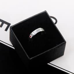 Death Note Anime Ring Yagami Light Alloy Cosplay Prop for Women Men Adjustable Ring Jewelry Gift Accessory