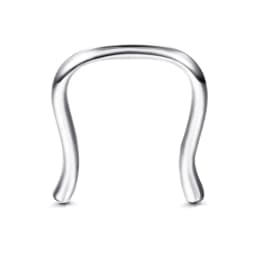 Drperfect 16G Septum Ring Jewelry Earrings Stainless Steel Hoop Nose Rings for Women Helix Tragus Lip Cartilage Septum Piercing