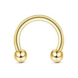 Drperfect 16G Septum Ring Jewelry Earrings Stainless Steel Hoop Nose Rings for Women Helix Tragus Lip Cartilage Septum Piercing