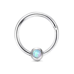 Drperfect 16G Septum Ring Jewelry Earrings Stainless Steel Hoop Nose Rings for Women Helix Tragus Lip Cartilage Septum Piercing