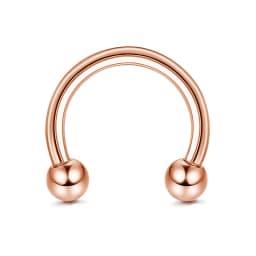 Drperfect 16G Septum Ring Jewelry Earrings Stainless Steel Hoop Nose Rings for Women Helix Tragus Lip Cartilage Septum Piercing