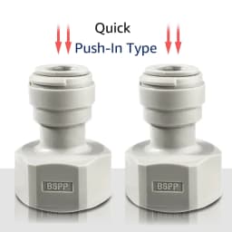 ELECQUEEN Tubing Quick Joint. 9.5mm(3/8) push fit x 5/8'' female adapter,Homebrew Hose Quick Connecter for Keg Coupler,Tap Shank