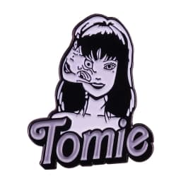 Pin Club | Cartoon Horror Girl Lapel Badge High Quality Metal Brooch Custom Terror Movies Jewelry Gift Accessories Dropshipping