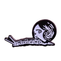 Pin Club | Cartoon Horror Girl Lapel Badge High Quality Metal Brooch Custom Terror Movies Jewelry Gift Accessories Dropshipping