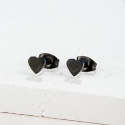 1 Pair Stainless Steel Earrings Trend Korean Sweet Heart Fashion Stud Earrings For Women Jewelry Party Friends Wedding Gifts NEW