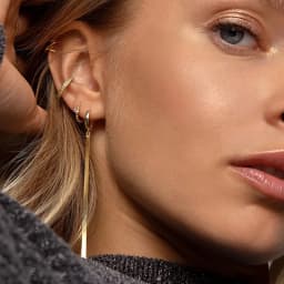 Fashion Stainless Steel Gold Color Long Tassel Earrings for Women Simple Geometric Unique Korean Earrings Wedding Jewelry Gifts