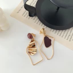 Trendy Korean Minimalist Statement Clip Earrings Jewelry Elegant Gold Color Goemtric Clip Earrings Without Piercing for Women
