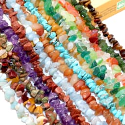 5-8MM Natural Irregular Freeform Amethysts Agates Amazonite Quartz Chip Gravel Spacer Beads For Jewelry Making Diy Bracelet