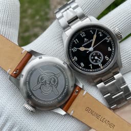 STEELFLIER Official SF746 Quartz Wristwatch VH60 Mute Movement 4 Pointers Swiss BGW9 C3 Luminous Fashion 200M Waterproof Watch