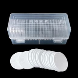 20Pcs 46mm Coin Capsule Plastic Holder Container Storage Box Case Organizer