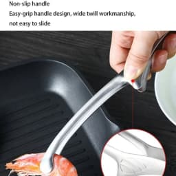 JJYY 304 Stainless Steel Food Tongs Long Handle Non-Slip Barbecue Tongs Steak Tongs Kitchen Cooking Tools kitchen accessories