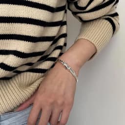 New 925 Sterling Silver Metallic Belt Vintage Punk Bracelet Bangle For Woman Girl Fashion Jewelry Gift Dropship Wholesale