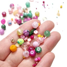 20g/Lot 8mm Mixed Glass Irregular Shape Charm Seed Loose beads for Handmade DIY Necklace Bracelets Jewelry Accessories