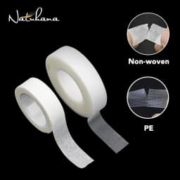Anti-allergy 4 Rolls PE Eye Tapes Eyelash Extension Tape for Lash Breathable Micropore Fabric Easy Tear Eye Make Up Tools