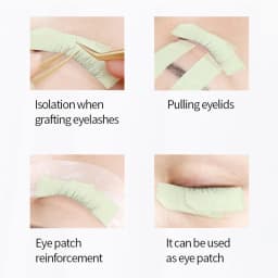 Anti-allergy 4 Rolls PE Eye Tapes Eyelash Extension Tape for Lash Breathable Micropore Fabric Easy Tear Eye Make Up Tools