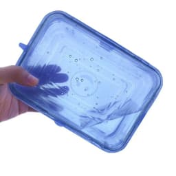 6/12Pcs Silicone Stretch Lids Reusable Food Seal Cover for Pot Bowl Keep Food Fresh Stretchy Wrap Cover Kitchen Cookware