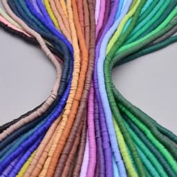 6mm 350pcs/lot Color Flat Round Polymer Clay Beads Loose Spacer Beads for Jewelry Making DIY Bracelet Necklace Earrings Design