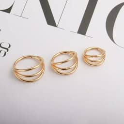 ASTM F136 Titanium 3 Layer Hinged Septum 16G 18G Nose Ring Nose Piercing Helix Cartilage Tragus Earrings Piercing Body Jewelry