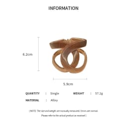 Gold Color Hollow Snake-shaped Bracelet For Women Fashion Simple Staggered Open Elastic Bracelet Exaggerated Writband Jewelry A