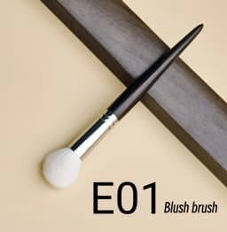 Blush Makeup Brush Powder Natural Fine Goat Hair Luxury Ebony Handle Make Up Brushes Beauty Tools