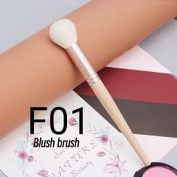 Blush Makeup Brush Powder Natural Fine Goat Hair Luxury Ebony Handle Make Up Brushes Beauty Tools