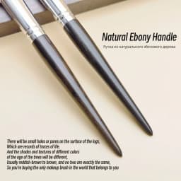Blush Makeup Brush Powder Natural Fine Goat Hair Luxury Ebony Handle Make Up Brushes Beauty Tools