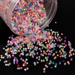 Hot Sell 10Grams Colorful Glass Seed Beads Cylinder Cat's Eye Imitation Loose Spacer Bead DIY Jewelry Making About 2.5mm Dia.