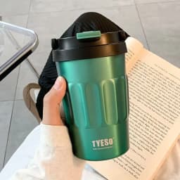 400ml/500ml TYESO Vacuum Flasks Thermoses Stainless Thermos Water Bottles Cup 304 Original Car Tumbler Cold and hot Coffee Mug