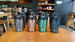 400ml/500ml TYESO Vacuum Flasks Thermoses Stainless Thermos Water Bottles Cup 304 Original Car Tumbler Cold and hot Coffee Mug