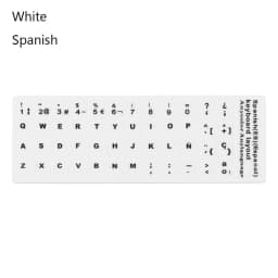 Wear-resistant Keyboard Stickers Spanish/English/Russian/Deutsch/Arabic/Italian/Japanese Letter Replacement For Laptop PC