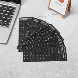 Wear-resistant Keyboard Stickers Spanish/English/Russian/Deutsch/Arabic/Italian/Japanese Letter Replacement For Laptop PC