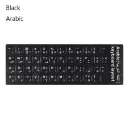 Wear-resistant Keyboard Stickers Spanish/English/Russian/Deutsch/Arabic/Italian/Japanese Letter Replacement For Laptop PC