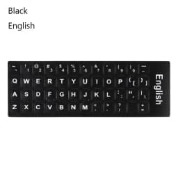 Wear-resistant Keyboard Stickers Spanish/English/Russian/Deutsch/Arabic/Italian/Japanese Letter Replacement For Laptop PC