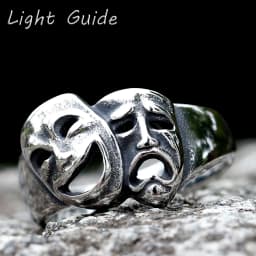 2023 New 316L Stainless Steel Cry and Smile Ring For Man Women Good Polished Couple Gift Fashion Jewelry for Gift Free Shipping