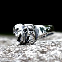 2023 New 316L Stainless Steel Cry and Smile Ring For Man Women Good Polished Couple Gift Fashion Jewelry for Gift Free Shipping
