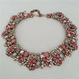 2026 New Fashion Crystal Rhinestones Large Collar Choker Necklace Earrings Women Jewelry Sets Indian Statement Wedding Necklace