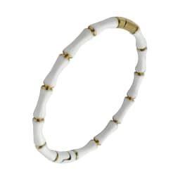 ZALMAN Brand Colorful Enamel Resin Bamboo Bangle Bracelet for Women Gold Color Stainless Steel Bangle Trendy Love Jewelry