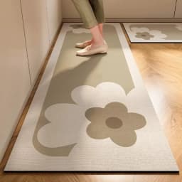New 1 PC Japanese Style Soft Kitchen Diatomite Mud Floor Mat, Super Anti Slip, Super Absorbent, Easy to Handle Carpet