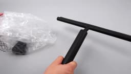 97cm Telescopic Shower Squeegee Stainless Steel Silicone Glass Door Clean Scraper with Hooks for Household Window Floor Cleaning