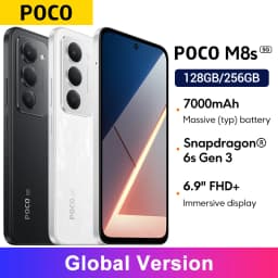 Global Version POCO M8s 5G smartphone 50MP main camera 7000mAh Snapdragon® 6s Gen 3 Mobile Platform 6.9" FHD+ DotDisplay 144Hz