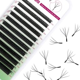 FADVAN Salons 6D/8D/10D W Lashes Double Layers W Shape Eyelash Extension Premade Volume Fan Natural Soft Lashes