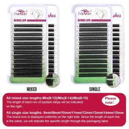 FADVAN Salons 6D/8D/10D W Lashes Double Layers W Shape Eyelash Extension Premade Volume Fan Natural Soft Lashes