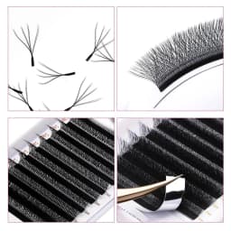 FADVAN Salons 6D/8D/10D W Lashes Double Layers W Shape Eyelash Extension Premade Volume Fan Natural Soft Lashes