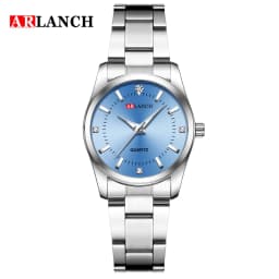 Luxury Women's Watch 29mm Fashionable Stainless Steel Rhinestone Pink Minimalist Girl Clock Outdoor Travel Women Wrist Watches